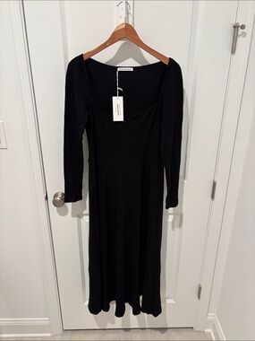 english factory poplin combo knit mini dress English Factory main image 1